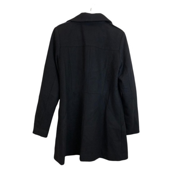 NEW French Connection Black Wool Blend Zip Jacket - Picture 11 of 13